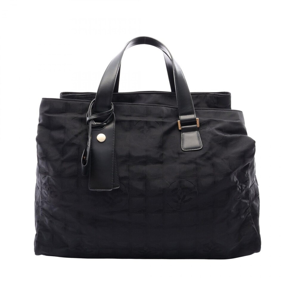Chanel New Travel Line Hand Bag Leather #344571C12B